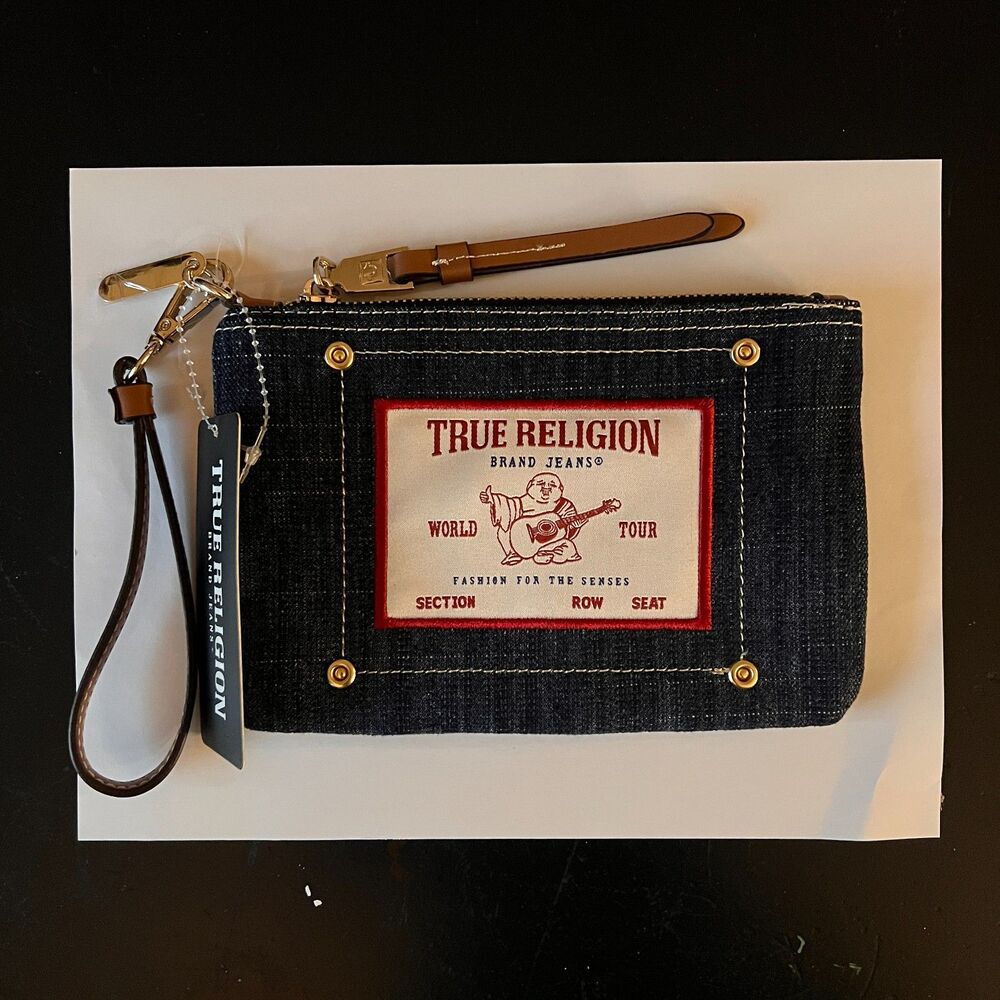 True Religion denim wristlet new with tags (NWT) Y2K McBling